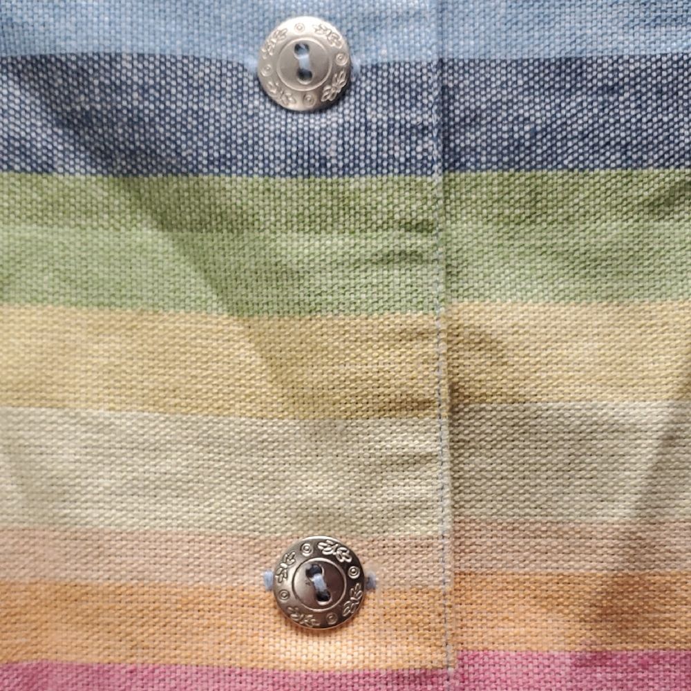 ALFRED DRUNNER | 12 WOMEN'S | JACKET BUTTON DOWN SHIRT  in RAINBOW 19232 29961 - Picture 7 of 16